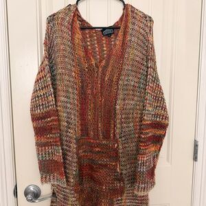 Angie V-Neck Sweater in Warm Tones